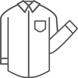 綿100%加工無ワイシャツ(10枚入)