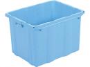 集配箱  (フタなし)【サンバケット120NB】5ヶ1組(ライトブルー)