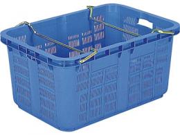 集配箱　(メッシュ)【サンテナーA120】5ヶ1組(ブルー)